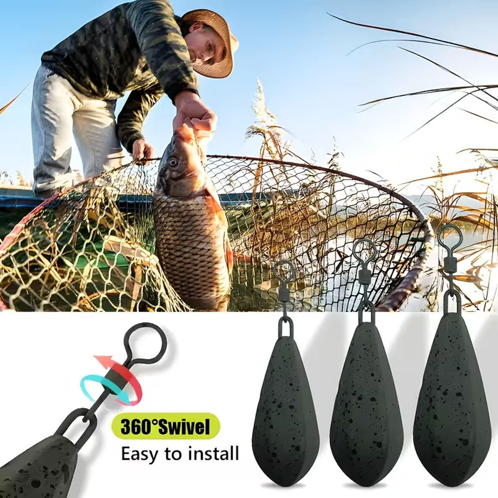 4-Pack Heavy-Duty Carp Fishing - Leader Line ulasan dan harga