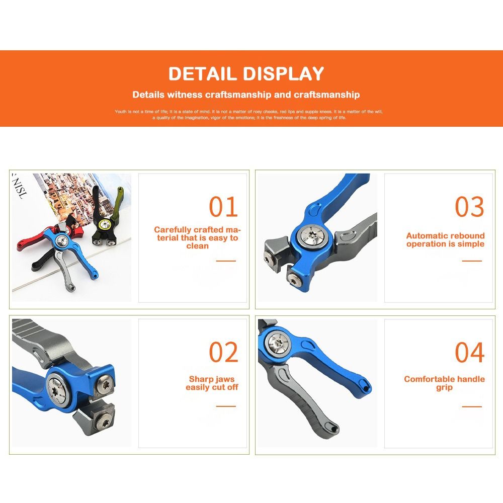 Aluminum Alloy Fishing Pliers  - Fishing Line Cutter ulasan dan harga