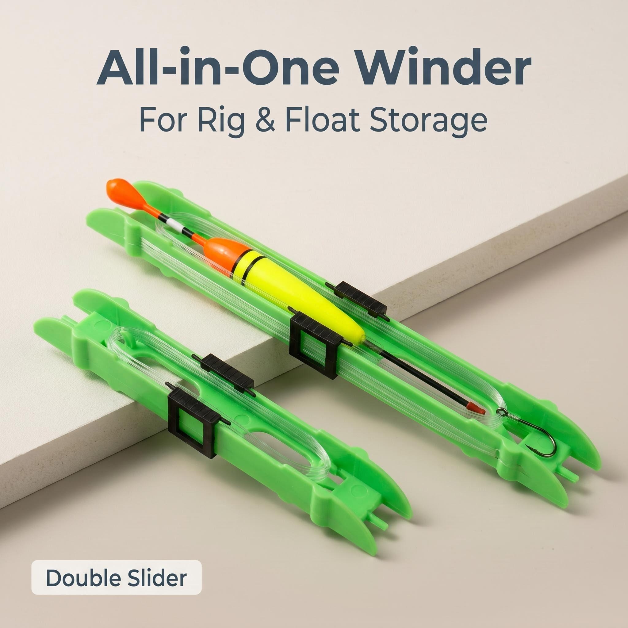 HIRISI 10Pcs Double Slider Fis - Fishing Line Winder ulasan dan harga